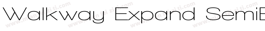 Walkway Expand SemiBold字体转换